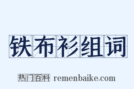 铁布衫组词是什么意思的图片